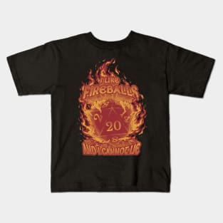 RPG - I like fireballs Kids T-Shirt